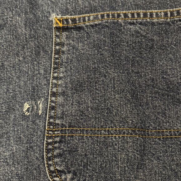 Vintage Polo Jeans Co Bib Overalls Ralph Lauren Mens XL Denim Carpenter 90s Y2K - Picture 5 of 11